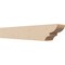 Ekena Millwork 4in. W x 4in. H x 24in. L Ridgewood Woodgrain TimberThane Rafter Tail, Primed Tan RFTUR04X04X24RIDRCPR - alternate 1